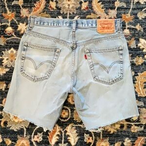Levi's Light Blue Denim Shorts